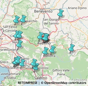 Mappa Via Beata Laura Mancini, 83100 Avellino AV, Italia (17.64316)