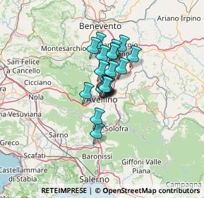 Mappa Via Beata Laura Mancini, 83100 Avellino AV, Italia (7.7875)