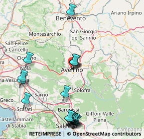 Mappa Via Beata Laura Mancini, 83100 Avellino AV, Italia (21.8755)