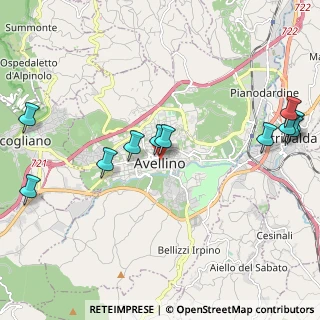 Mappa Via Pasquale Stanislao Mancini, 83100 Avellino AV, Italia (2.61909)