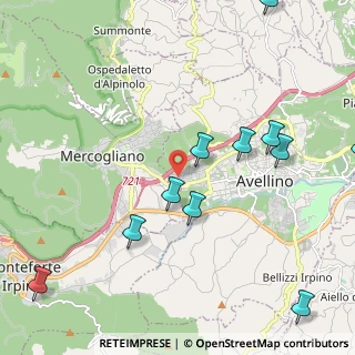 Mappa Contrada Serroni di Valle, 83100 Avellino AV, Italia (2.81091)