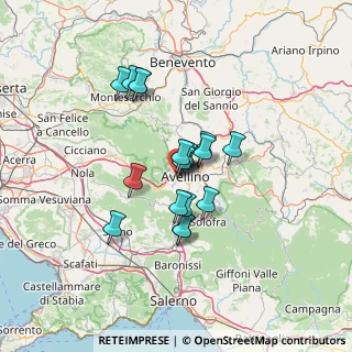 Mappa Via Vincenzo Maria Santoli, 83100 Avellino AV, Italia (10.62889)