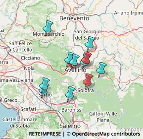 Mappa Via Vincenzo Maria Santoli, 83100 Avellino AV, Italia (11.05727)