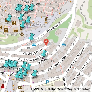 Mappa Via Piave, 07031 Castelsardo SS, Italia (0.09565)