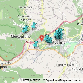 Mappa Via Gaetano Oliviero, 83100 Avellino AV, Italia (1.54313)