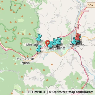 Mappa Via Gaetano Oliviero, 83100 Avellino AV, Italia (3.37545)