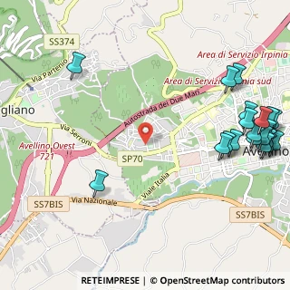 Mappa Via Gaetano Oliviero, 83100 Avellino AV, Italia (1.66)