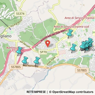 Mappa Via Gaetano Oliviero, 83100 Avellino AV, Italia (1.5975)