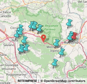 Mappa Autostrada dei Due Mari, 83027 Mugnano del Cardinale AV, Italia (8.4935)