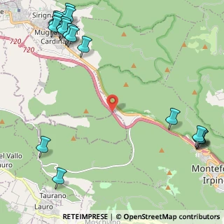 Mappa Autostrada dei Due Mari, 83027 Mugnano del Cardinale AV, Italia (3.6385)