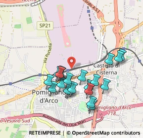 Mappa Piazza Blagnac, 80038 Pomigliano d'Arco NA, Italia (0.9285)