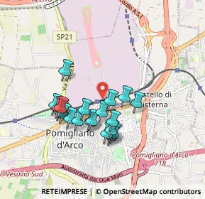 Mappa Piazza Blagnac, 80038 Pomigliano d'Arco NA, Italia (0.807)