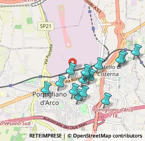 Mappa Piazza Blagnac, 80038 Pomigliano d'Arco NA, Italia (0.902)