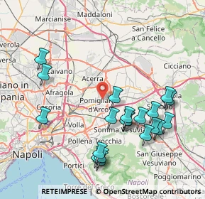 Mappa Piazza Blagnac, 80038 Pomigliano d'Arco NA, Italia (9.165)