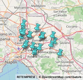 Mappa Piazza Blagnac, 80038 Pomigliano d'Arco NA, Italia (6.258)