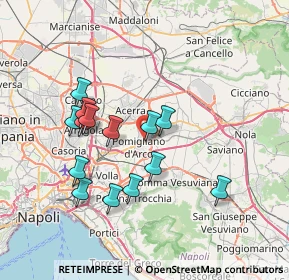 Mappa Piazza Blagnac, 80038 Pomigliano d'Arco NA, Italia (7.195)