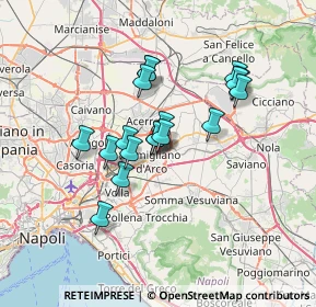 Mappa Piazza Blagnac, 80038 Pomigliano d'Arco NA, Italia (5.84056)