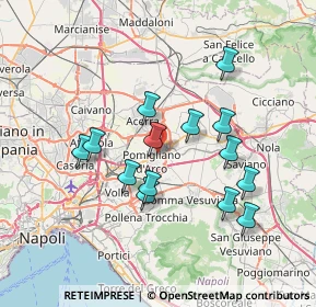 Mappa Piazza Blagnac, 80038 Pomigliano d'Arco NA, Italia (6.98143)