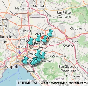 Mappa Piazza Blagnac, 80038 Pomigliano d'Arco NA, Italia (7.40385)