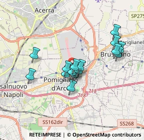 Mappa Piazza Blagnac, 80038 Pomigliano d'Arco NA, Italia (1.52938)