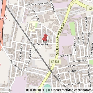 Mappa Via Concordia, 22, 80026 Casoria, Napoli (Campania)