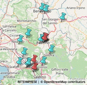 Mappa Via Modestino del Gaizo, 83100 Avellino AV, Italia (15.597)