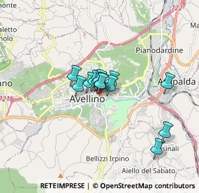 Mappa Via Carmine, 83100 Avellino AV, Italia (1.09615)