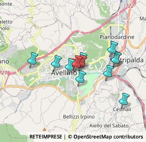 Mappa Via Modestino del Gaizo, 83100 Avellino AV, Italia (1.51)