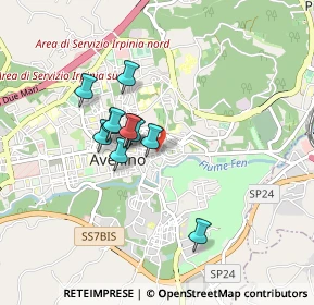 Mappa Via Modestino del Gaizo, 83100 Avellino AV, Italia (0.69727)