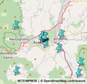 Mappa Via Modestino del Gaizo, 83100 Avellino AV, Italia (3.24385)