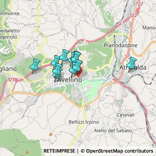 Mappa Via Modestino del Gaizo, 83100 Avellino AV, Italia (1.28455)