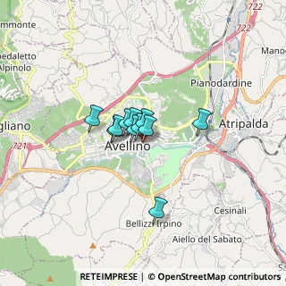 Mappa Via Modestino del Gaizo, 83100 Avellino AV, Italia (0.93909)