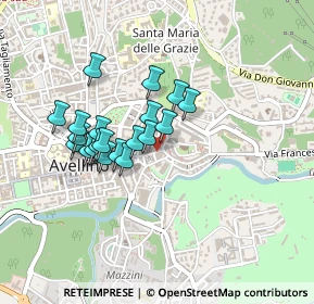 Mappa Via Modestino del Gaizo, 83100 Avellino AV, Italia (0.379)