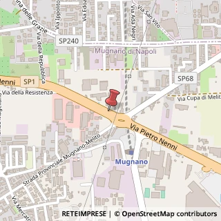 Mappa Via Pietro Nenni, 36, 80018 Quarto, Napoli (Campania)
