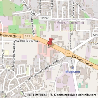 Mappa Via Pietro Nenni, 27, 80018 Mugnano di Napoli, Napoli (Campania)