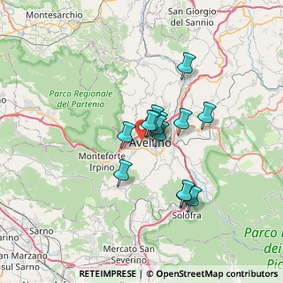 Mappa Via Giovanni Palatucci, 83100 Avellino AV, Italia (5.10714)