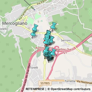 Mappa Via Felice Renda, 83013 Mercogliano AV, Italia (0.26296)