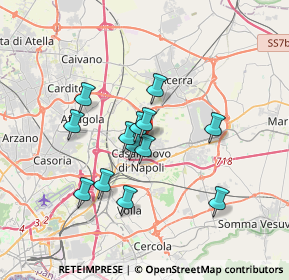 Mappa Viale Giovanni Falcone, 80013 Casalnuovo di Napoli NA, Italia (3.08692)