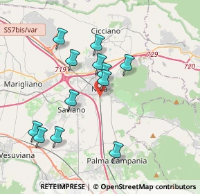 Mappa Via Cimitero, 80035 Nola NA, Italia (3.8325)