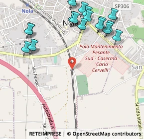 Mappa Via Cimitero, 80035 Nola NA, Italia (0.7035)