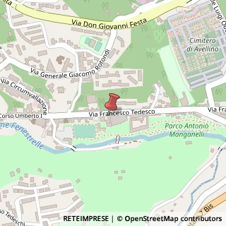 Mappa Via Francesco Tedesco, 108, 83100 Avellino, Avellino (Campania)