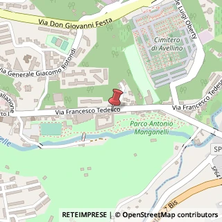 Mappa Via Francesco Tedesco, 242, 83100 Avellino AV, Italia,  Avellino, Avellino (Campania)