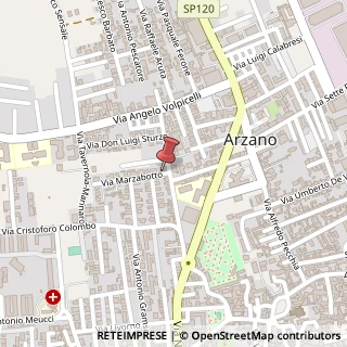 Mappa Via Marzabotto, 57, 80022 Arzano NA, Italia, 80022 Arzano, Napoli (Campania)