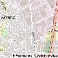 Kaart Arzano