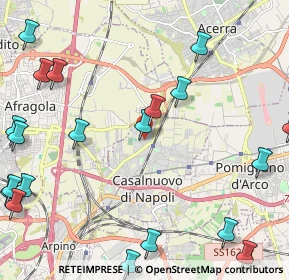 Mappa Via Pastino, 80013 Casalnuovo di Napoli NA, Italia (3.3145)