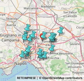 Mappa Via Pastino, 80013 Casalnuovo di Napoli NA, Italia (6.41789)