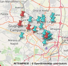 Mappa Via Melitiello, 80144 Melito di Napoli NA, Italia (3.19842)