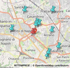 Mappa Via Melitiello, 80144 Melito di Napoli NA, Italia (2.11727)