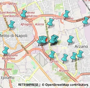 Mappa Via Melitiello, 80144 Melito di Napoli NA, Italia (0.9165)