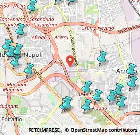 Mappa Via Melitiello, 80144 Melito di Napoli NA, Italia (1.6195)